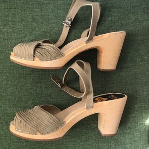 Suede Swedish Hasbeen Sandals